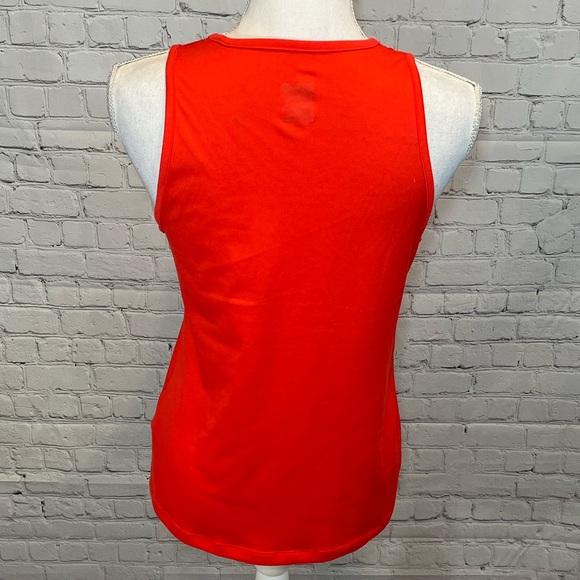 NIKE Dri Fit Bright Red Loose Fit Tank Top-XS - Picture 2 of 3